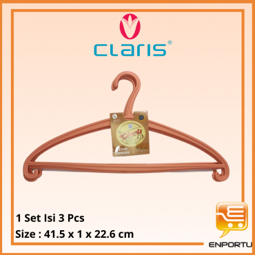 Claris Terry Hanger 0159-3 Peach