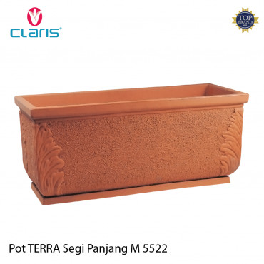 Claris Pot Terra Segi Panjang L 5522