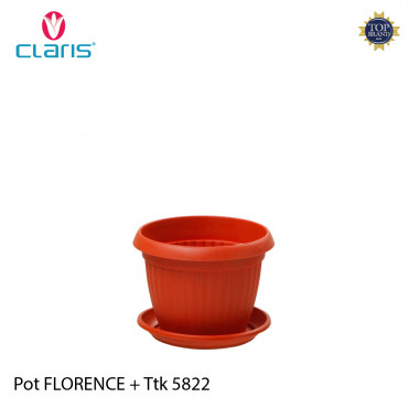 Claris Pot Florence 5822 + Tatakan (3.6 Liter)