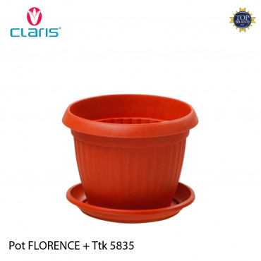 Claris Pot Florence + Tatakan 5835 CKT