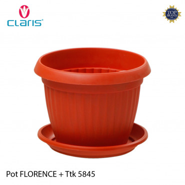 Claris Pot Florence + Tatakan 5845